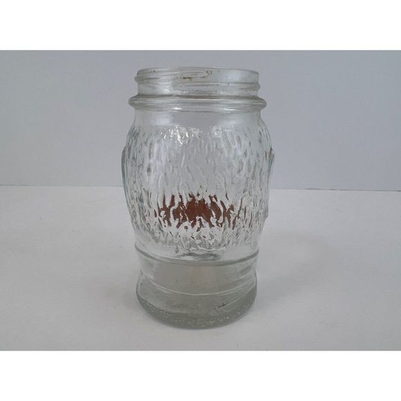 Vintage Lucky Joe Nash Prepared Mustard Jar Face Red Lips Sticker - Picture 4 of 5